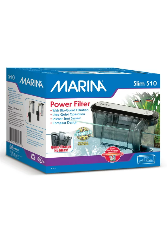 Marina S10 Power Filter - Adjustable Flow Control