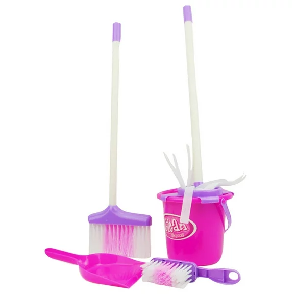 keusn play fun toy household game cleaning kids pretended dustpan set brush education