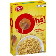 Post Honey Oh!s cereal, Filled Ohs Breakfast Cereal, 14 Ounce  1 count