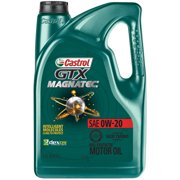 Castrol GTX MAGNATEC 0W-20 Full Synthetic Motor Oil, 5 Quarts
