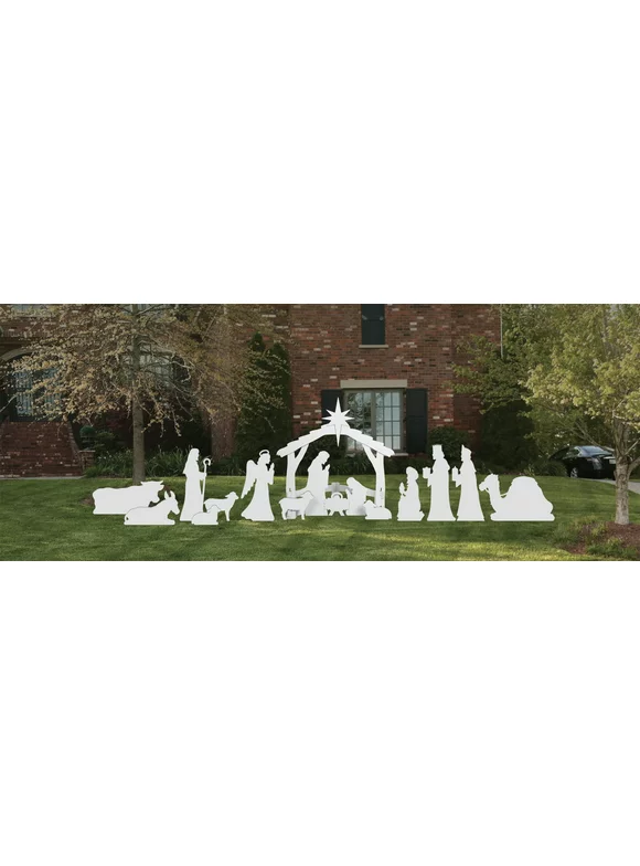All-Weather Large Nativity Plus All 3 Add-On Sets
