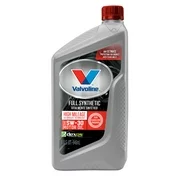(3 Pack) Valvoline Full Synthetic High Mileage with MaxLife Technology SAE 5W-30 Motor Oil - 1 Quart