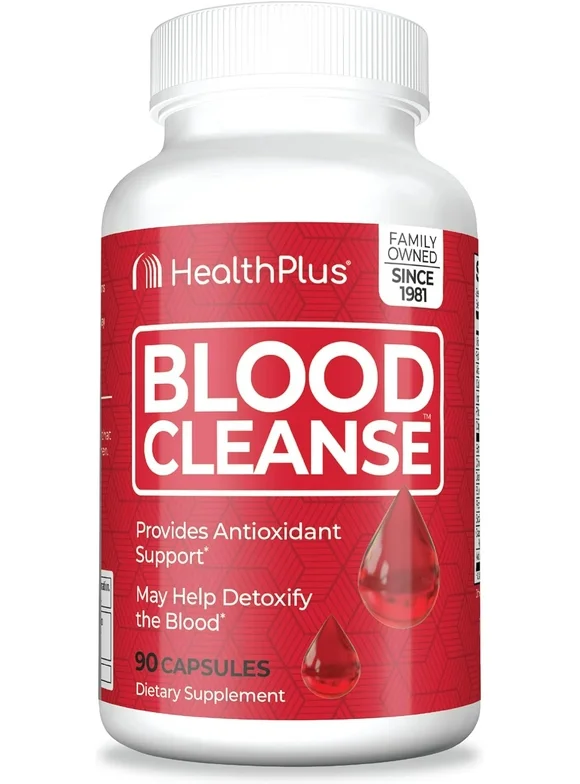 Health Plus Super Blood Cleanse, 90 Capsules, 45 Servings