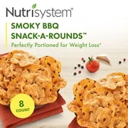 Nutrisystem Smoky BBQ Snack-A-Rounds (8 ct Pack) - Delicious, Diet Friendly Snacks Perfectly Portioned For Weight Loss