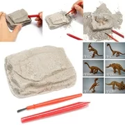 Dinosaur Excavation Kit Toy - Dig It Up History Skeleton Model Kids Science Learning Education Playsets Toy Family Home Fun Decoration