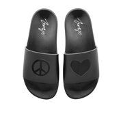 Women's Peace & Love Pool Slide Sandals by Zenzee, Sizes 5 - 10