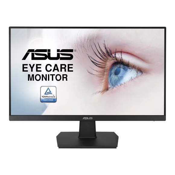 ASUS VA27EHE 27" Full HD 1920 x 1080 75Hz VGA HDMI Adaptive-Sync Asus Eye Care Low Blue Light and Flicker-Free Frameless Design LED Backlit IPS Monitor