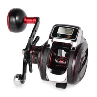 14+1 BB Ball Bearing 6.3:1 Bait Casting Fishing Reel One-way Clutch Baitcasting Reel Left/Right Hand Fishing Reel Fishing Line Counter Fishing Reel