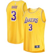 Anthony Davis Los Angeles Lakers Fanatics Branded 2019/20 Fast Break Replica Jersey Gold - Icon Edition