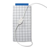 Sunbeam King Size Heating Pad with Auto Shut Off | Easy Slide Controller for Users with Arthritis, White Plaid