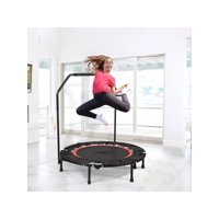 ANCHEER Foldable 40" Mini Trampoline Rebounder, Max Load 300lbs Rebounder Trampoline Exercise Fitness Trampoline for Adult Indoor/Garden/Workout Cardio