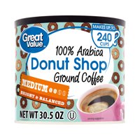 Great Value Donut Shop 100% Arabica Medium Ground Coffee, 30.5 oz