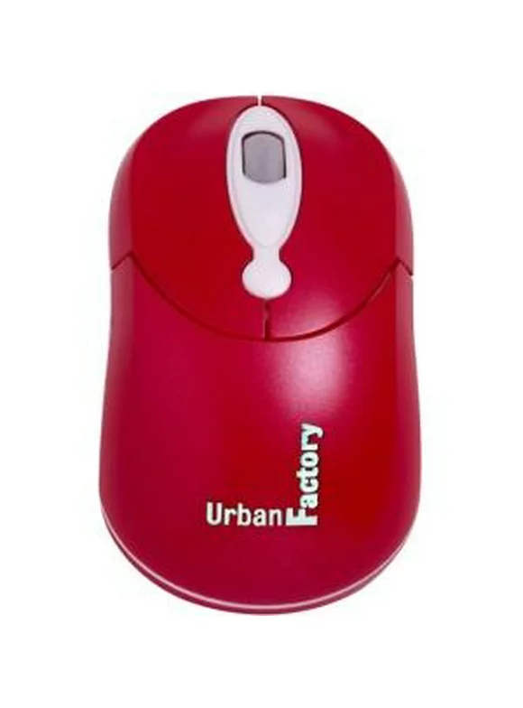 CRAZY MOUSE RED OPTICAL USB WIRED MOUSE 800DPI