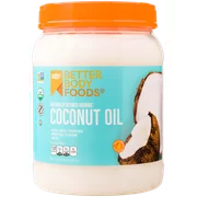 BetterBody Foods Naturally Refined Organic Coconut Oil, 56 Oz