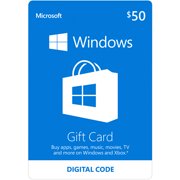 Microsoft Windows Store Gift Card $50 (Digital Code)