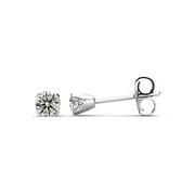 Nearly 1/4ct Diamond Stud Earrings In Sterling Silver For Women, Teens and Girls!