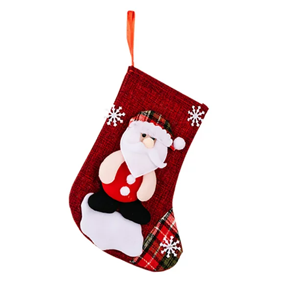 Big Stockings Candy Socks Christmas Decorations Home Holiday Christmas Party Decorations Anime Car Charm