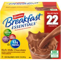 CARNATION BREAKFAST ESSENTIALS Rich Milk Chocolate 22-1.26 oz. Packets