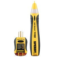 Sperry Instruments STK-001 2-Piece Tester Kit, includes a Non-Contact Voltage Tester and GFCI Outlet Tester
