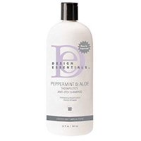 design essentials peppermint & aloe therapeutics anti-itch shampoo 32oz