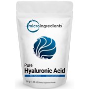 Premium Pure Hyaluronic Acid Powder for Making Anti-Aging Serum, Internal Hydration & Joint Health Support , 30 grams