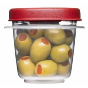 Rubbermaid Easy Find Lids Square 1/2-cup Food Storage Container (Pack of 8 Cups)