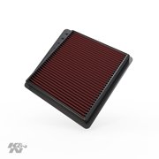 K&N Engine Air Filter: High Performance, Premium, Washable, Replacement Filter: 2016-2019 Nissan Titan XD V8 , 33-5058