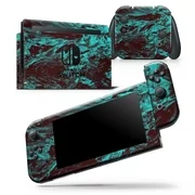 Liquid Abstract Paint Remix V85 - Skin Wrap Decal Compatible with the Nintendo Switch Console + Dock + JoyCons Bundle