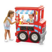 Little Tikes 2-in-1 Food Truck Play Kitchen with 20 Piece Accessory Play Set