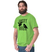 Nerd Short Sleeve T-Shirt Tees Tshirts Angry Birds Game Shirt | Funny Gift Idea for Kids Movie Pi
