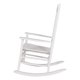 image 1 of Shine Company Vermont Polyurethane High Back Rocking Chair, White