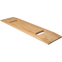 DMI Wooden Slide Transfer Board, 440 lb Capacity Heavy Duty Slide Boards for Transfers of Seniors and Handicap, 30 x 8 x 1 - (2) Cut Out Handles