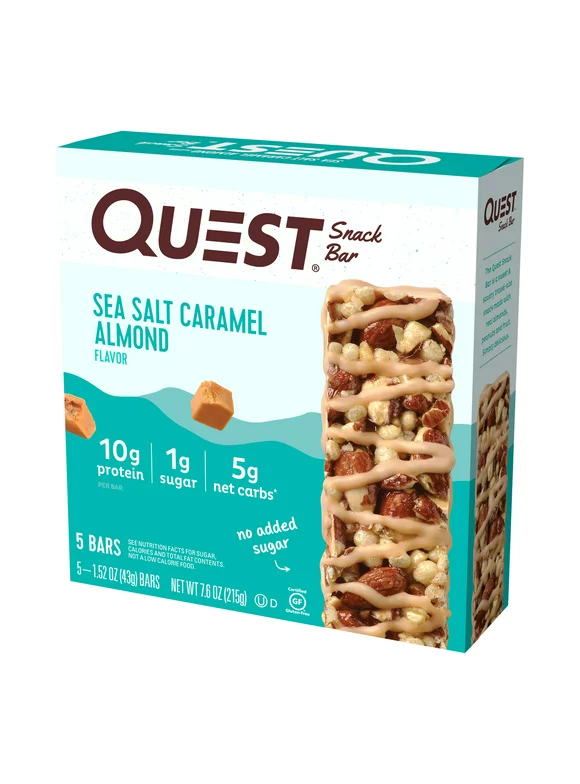 Quest Snack Bar Sea Salt Caramel 5pk