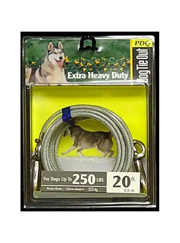 Boss Pet 171372063 Q5720-000-99 20 ft. Extra Large Dog Tie-Out Cable