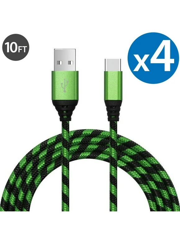 Type C Charger Fast Charging Cable USB-C Type-C 3.1 Data Sync Charger Cable Cord For Samsung Galaxy S10+ S9 S8 Plus Galaxy Note 8 9 Nexus 5X 6P OnePlus 2 3 LG G5 G6 G7 V20 V30 V40 HTC M10 Google Pixel