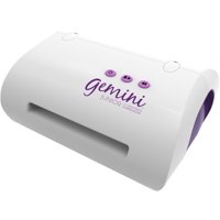 gemini gemjr-m-usa twin-function cutter & embosser crafter's companion junior jnr portable die cutting and embossing machine, white