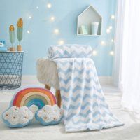 Heritage Club 2 Piece Pillow and Throw Set for Kids, Rainbow