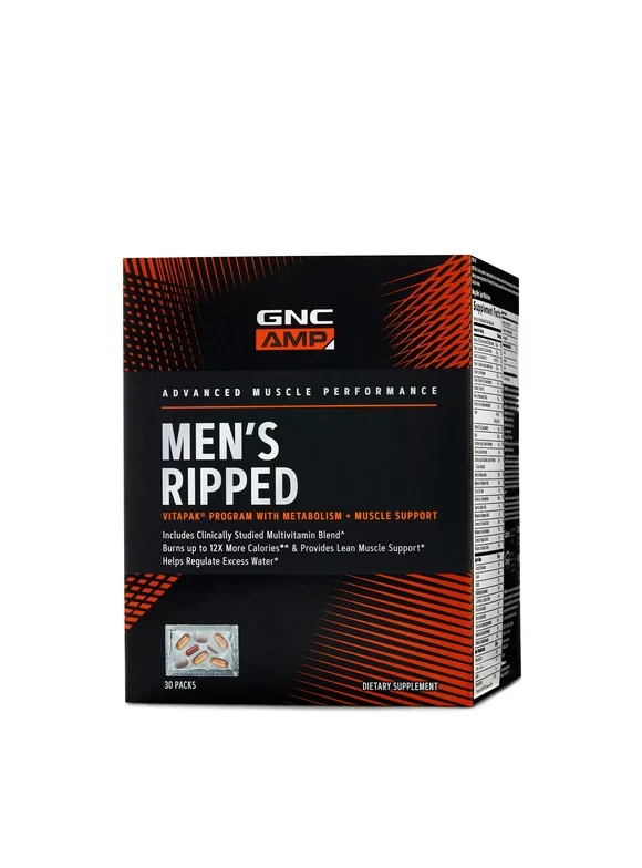 GNC AMP Men's Ripped Vitapak Program