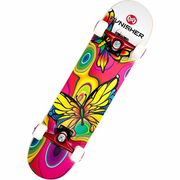 Punisher Butterfly Jive 31.5” ABEC-7 Complete Skateboard