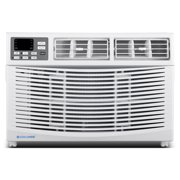 Cool-Living 10,000 BTU 115-Volt Window Air Conditioner with LCD Display and Remote, White