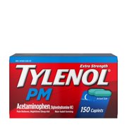Tylenol PM Extra Strength Pain Reliever & Sleep Aid Caplets, 150 ct