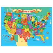 MasterPieces - USA Map with State Pieces Puzzle, 60 Pieces