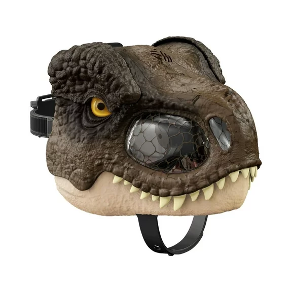 Jurassic World Dominion Chomp N Roar Tyrannosaurus T Rex Dinosaur Mask For Costume Roleplay