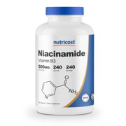 Nutricost Niacinamide (Vitamin B3) 500mg, 240 Caps