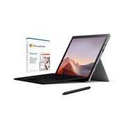 Microsoft Surface Pro 7 12.3" Intel Core i5 8GB RAM 128GB SSD Platinum + Surface Pro Signature Type Cover Black+Surface Pen Charcoal+Microsoft 365 Personal 1 Year Subscription For 1 User