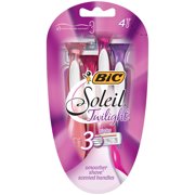 BIC Soleil Twilight Triple Blade Women's Disposable Razors, For a Smoother Shave, Lavender Sent,