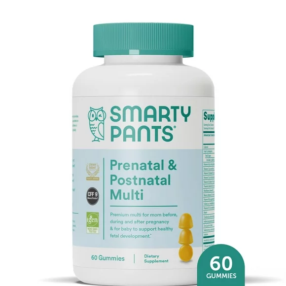 SmartyPants Prenatal & Postnatal Multi Gummies - 60ct