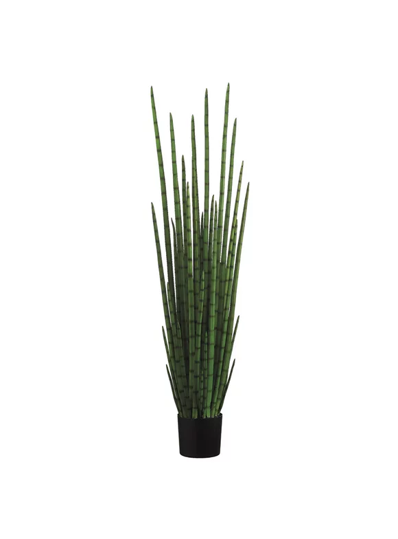Allstate 63" Artificial Two-Tone Snake Grass Potted Plant