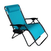 Woodard-CM 227443 E-Coated Steel Frame Verona Zero Gravity Chair, Blue - Extra Large