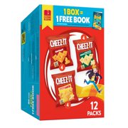 Cheez-It Cheese Crackers, Baked Snack Crackers, Office and Kids Snacks, Variety Pack, 12.1oz Box, 12 Packs